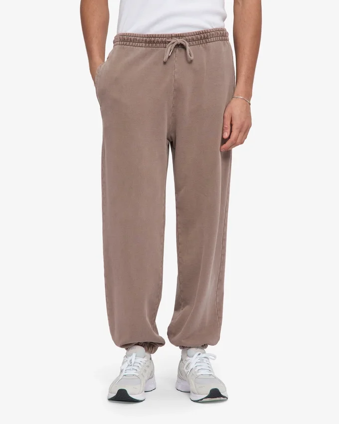 Bio-Jogginghose mit lockerer Passform – Faded Khaki