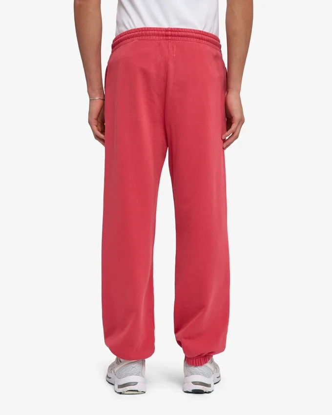 Bio-Jogginghose mit lockerer Passform – Faded Red