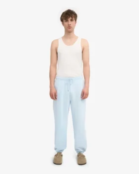 Bio-Jogginghose mit lockerer Passform – Polar-Blau