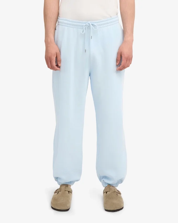 Bio-Jogginghose mit lockerer Passform – Polar-Blau
