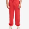 Bio-Jogginghose mit lockerer Passform – Red Tangerine