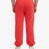 Bio-Jogginghose mit lockerer Passform – Red Tangerine