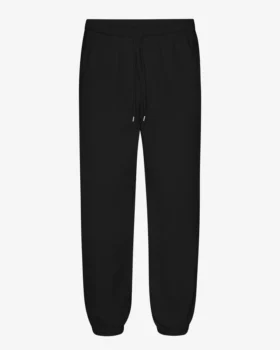 Bio-Jogginghose mit lockerer Passform – Tiefschwarz