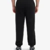 Bio-Jogginghose mit lockerer Passform – Tiefschwarz