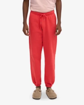 Bio-Jogginghose – Rot-Mandarine