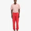 Bio-Jogginghose – Rot-Mandarine