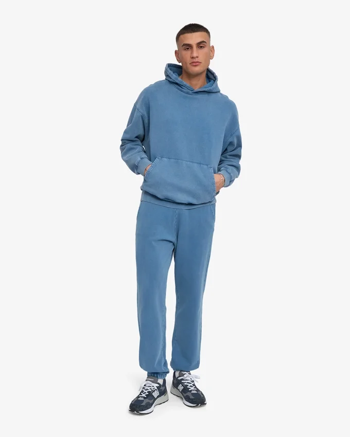 Bio-Jogginghose – verblasstes Indigo