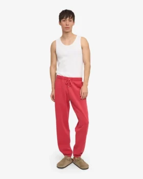 Bio-Jogginghose – verblasstes Rot