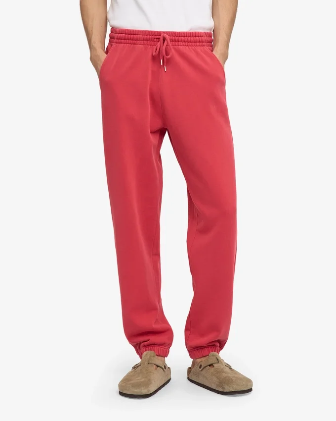 Bio-Jogginghose – verblasstes Rot