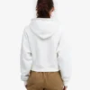 Bio-Kapuzenjacke mit Reißverschluss – Optisches Weiß