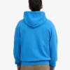 Bio-Kapuzenpullover mit Reißverschluss, Oversize – Pazifikblau