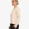 Bio-Langarm-T-Shirt für Damen – Elfenbeinweiß