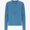 Bio-Langarm-T-Shirt für Damen – Faded Indigo