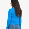 Bio-Langarm-T-Shirt für Damen – Pazifikblau