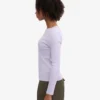 Bio-Langarm-T-Shirt für Damen – Soft Lavender