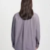 Bio-Oversize-Hemd – Jägergrün
