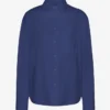 Bio-Oversize-Hemd – Marineblau