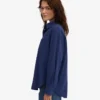 Bio-Oversize-Hemd – Marineblau
