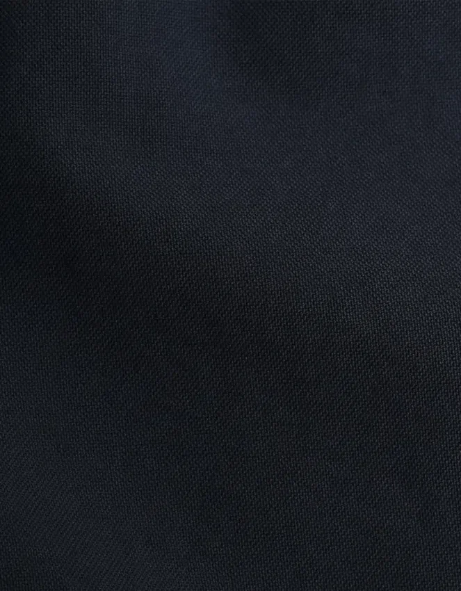 Bio-Oversize-Hemd – Marineblau