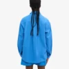 Bio-Oversize-Hemd – Pazifikblau