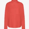 Bio-Oversize-Hemd – Red Tangerine