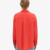 Bio-Oversize-Hemd – Red Tangerine