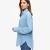 Bio-Oversize-Hemd – Seaside Blue