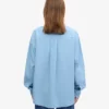 Bio-Oversize-Hemd – Seaside Blue