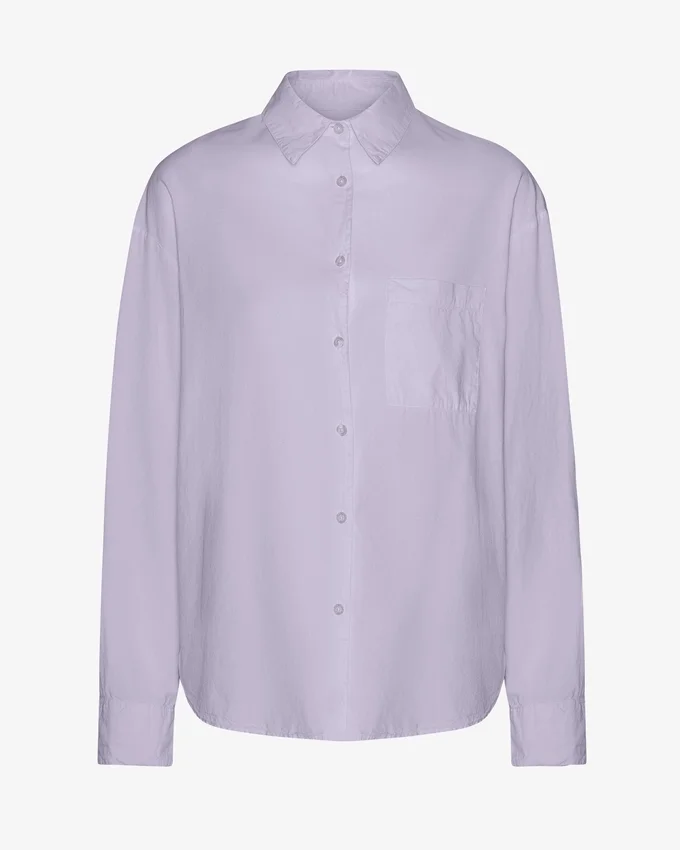Bio-Oversize-Hemd – Soft Lavender