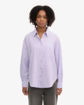 Bio-Oversize-Hemd – Soft Lavender