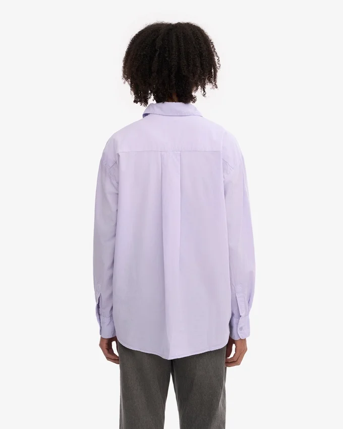 Bio-Oversize-Hemd – Soft Lavender