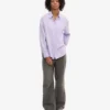 Bio-Oversize-Hemd – Soft Lavender