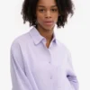 Bio-Oversize-Hemd – Soft Lavender
