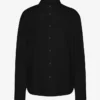 Bio-Oversize-Hemd – Tiefschwarz