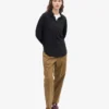 Bio-Oversize-Hemd – Tiefschwarz