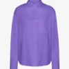 Bio-Oversize-Hemd – Ultraviolett