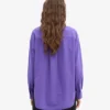 Bio-Oversize-Hemd – Ultraviolett
