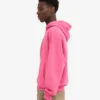Bio-Oversize-Kapuzenjacke mit Reißverschluss – Bubblegum Pink