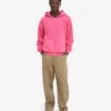 Bio-Oversize-Kapuzenjacke mit Reißverschluss – Bubblegum Pink