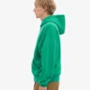 Bio-Oversize-Kapuzenjacke mit Reißverschluss – Kellygrün