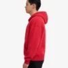 Bio-Oversize-Kapuzenjacke mit Reißverschluss – Scharlachrot