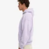 Bio-Oversize-Kapuzenjacke mit Reißverschluss – Zartes Lavendel