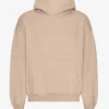 Bio-Oversize-Kapuzenpullover – Austerngrau
