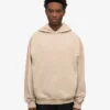 Bio-Oversize-Kapuzenpullover – Austerngrau