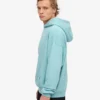Bio-Oversize-Kapuzenpullover – Blaugrün