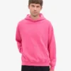 Bio-Oversize-Kapuzenpullover – Bubblegum-Pink