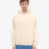 Bio-Oversize-Kapuzenpullover – Elfenbeinweiß