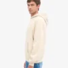 Bio-Oversize-Kapuzenpullover – Elfenbeinweiß