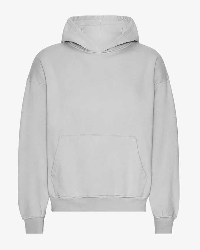 Bio-Oversize-Kapuzenpullover – Faded Grey
