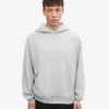 Bio-Oversize-Kapuzenpullover – Faded Grey